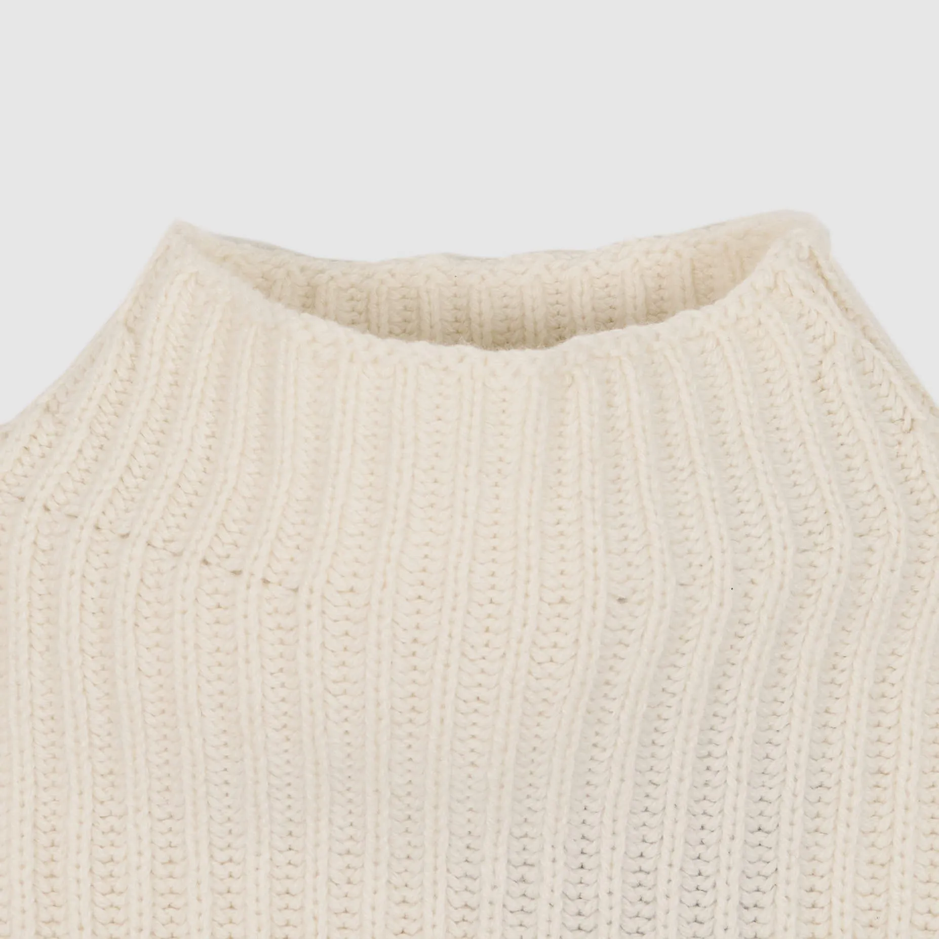 Gran Sasso  Ladies Pure Cashmere Mock Jumper Turtleneck