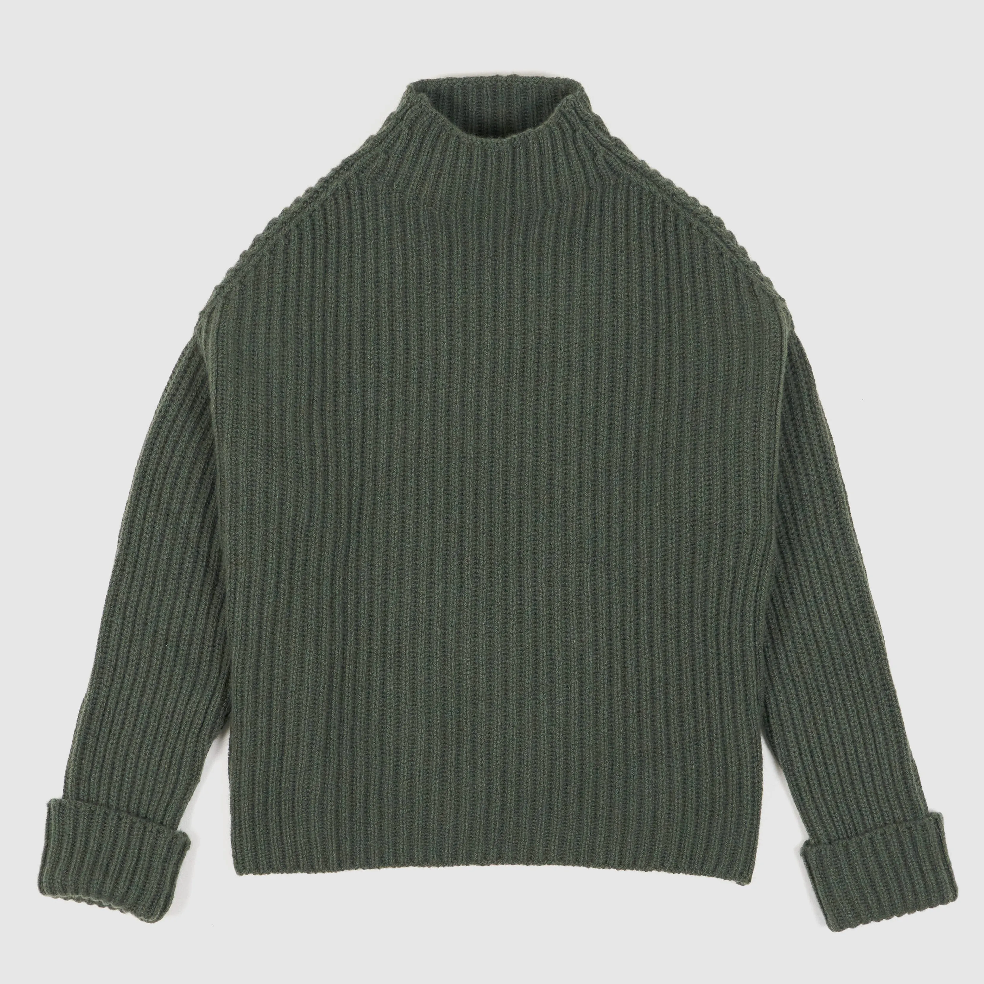 Gran Sasso  Ladies Pure Cashmere Mock Jumper Turtleneck