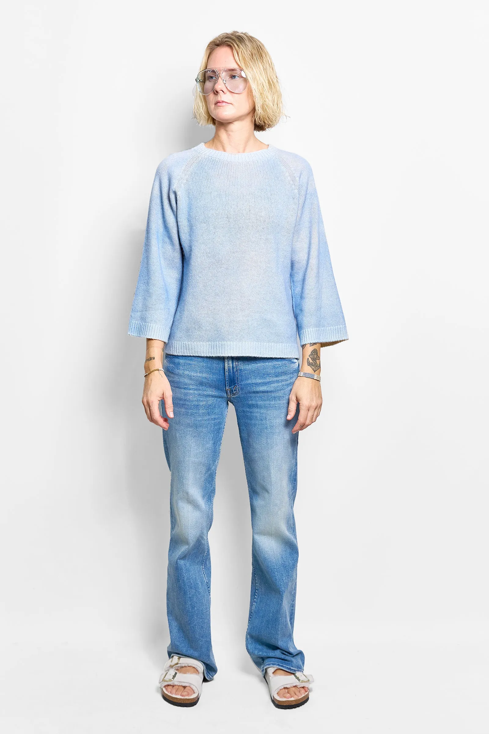 GS cashmere reversible jumper