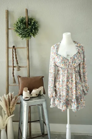 Hailey Sweetheart Ruffled Mini Dress