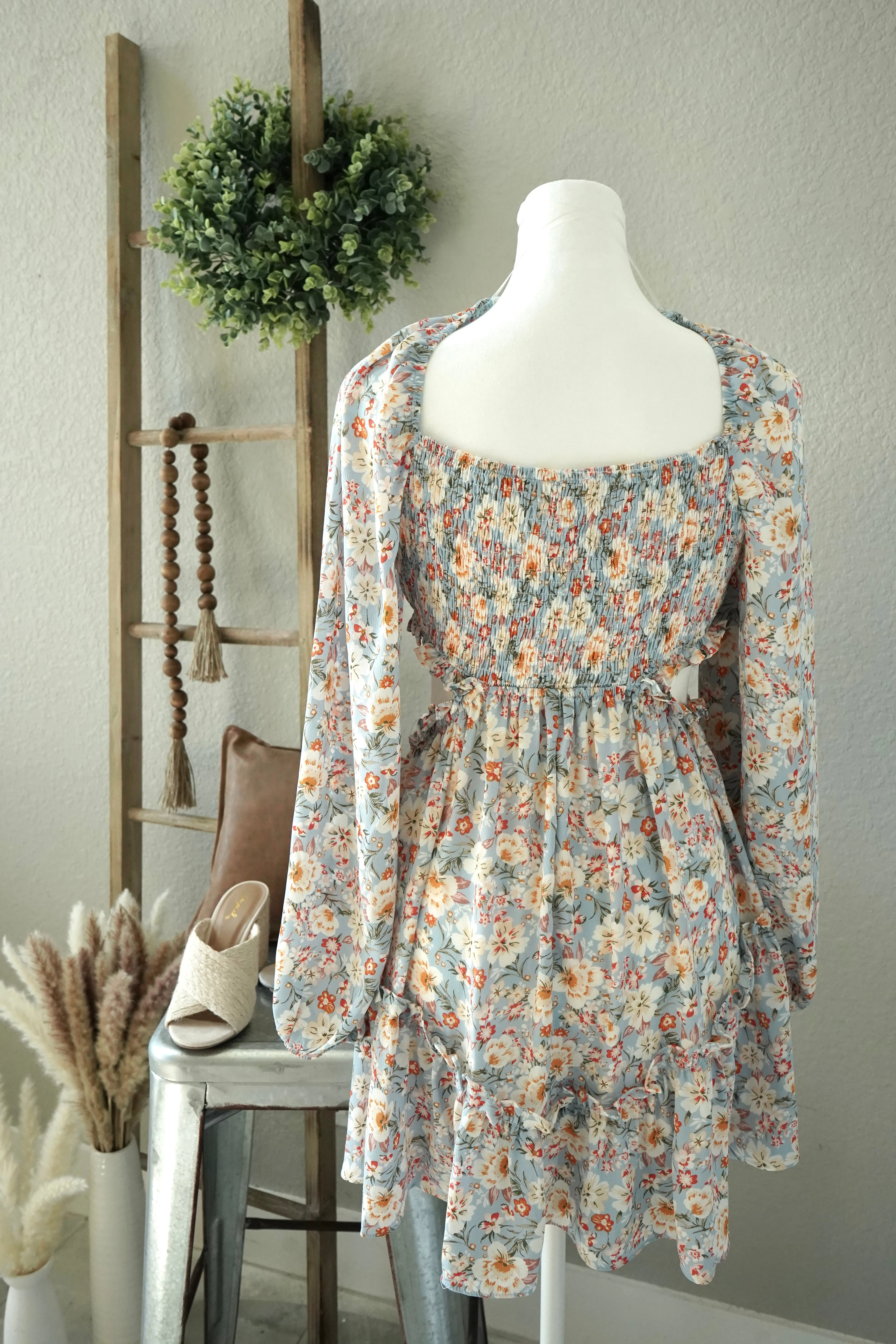 Hailey Sweetheart Ruffled Mini Dress