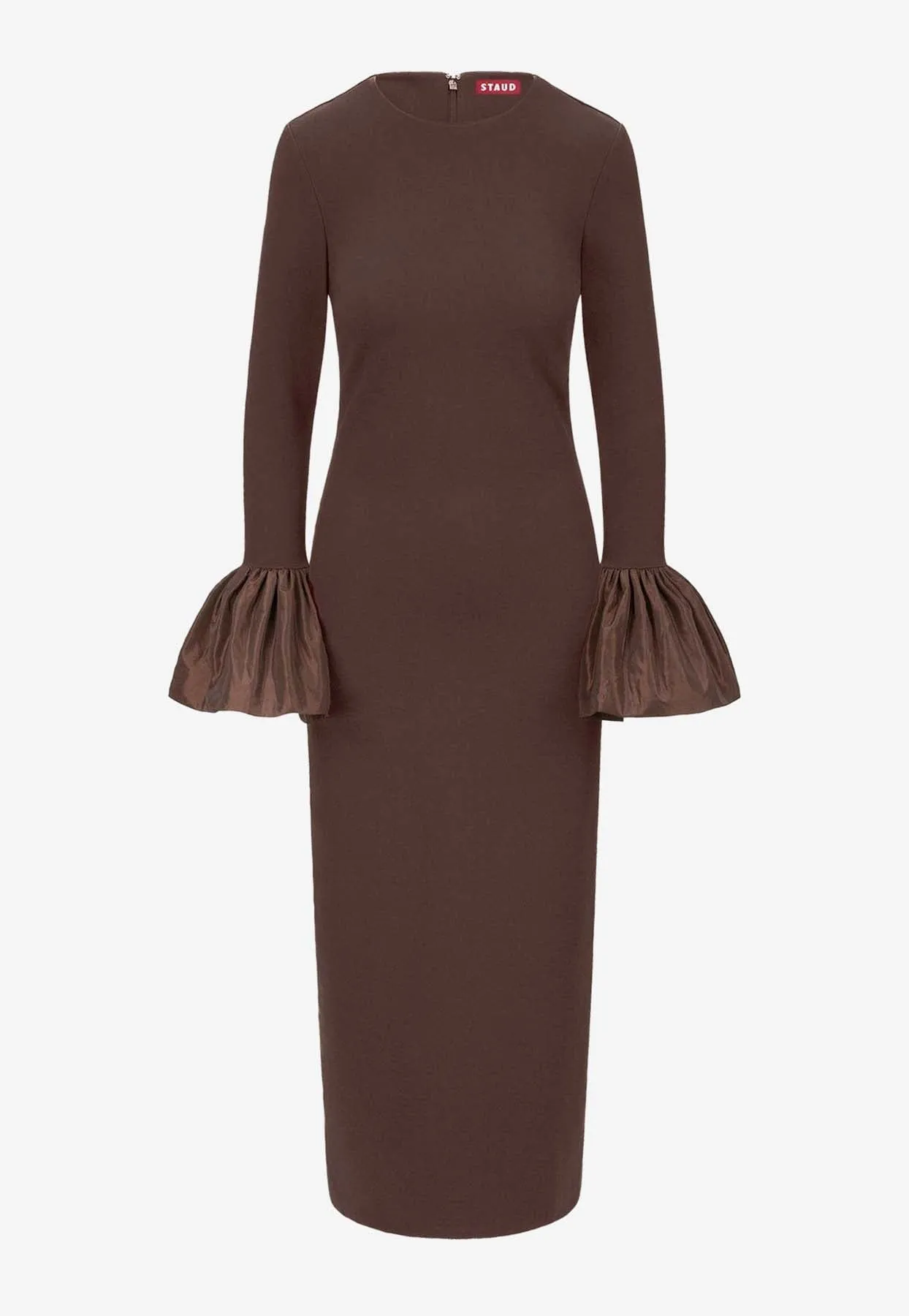 Hawthrone Long-Sleeved Midi Dress