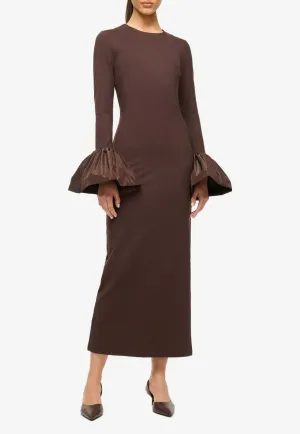 Hawthrone Long-Sleeved Midi Dress