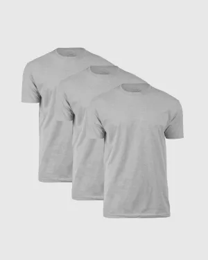 Heather Gray Crew Neck 3-Pack