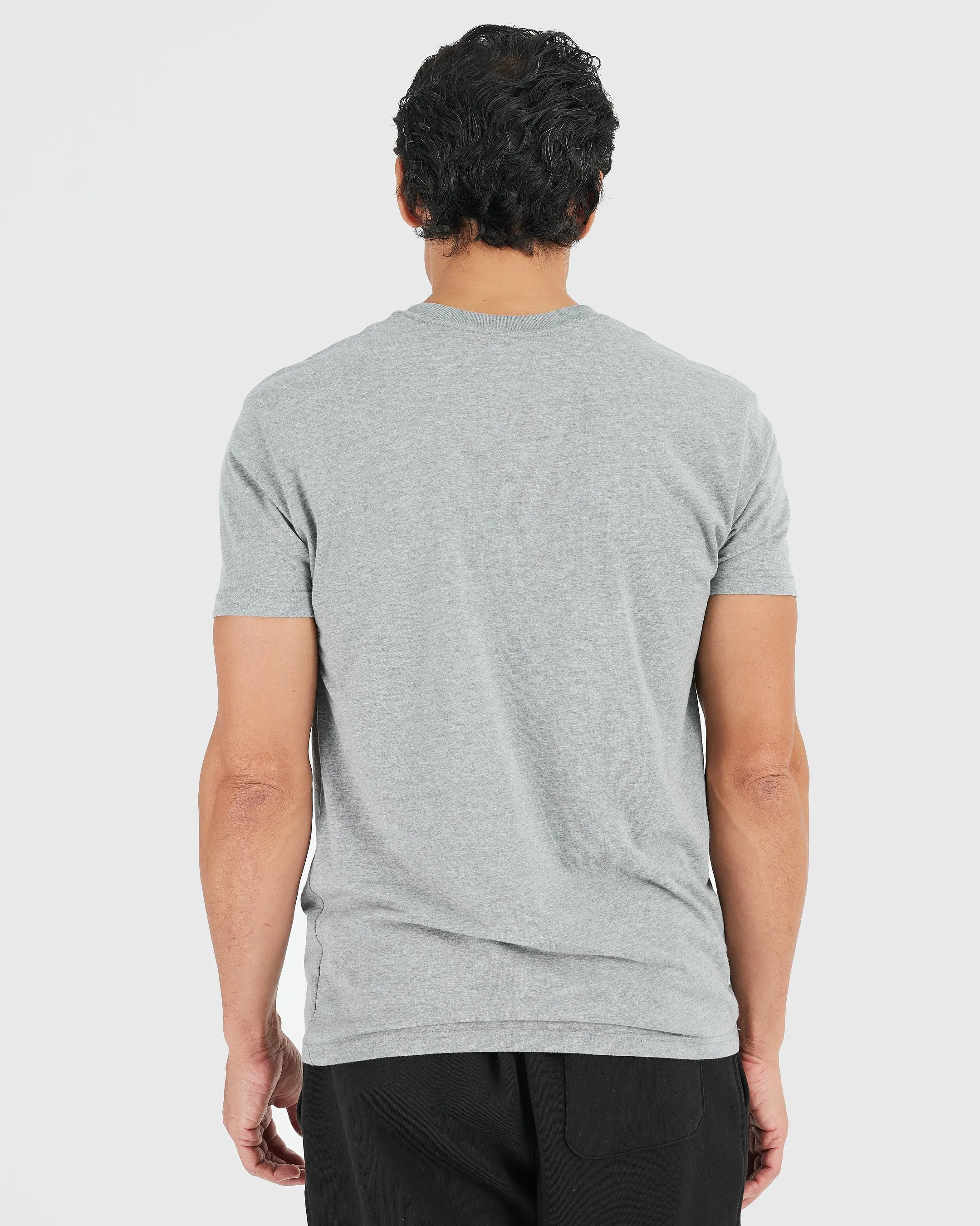 Heather Gray Crew Neck 3-Pack