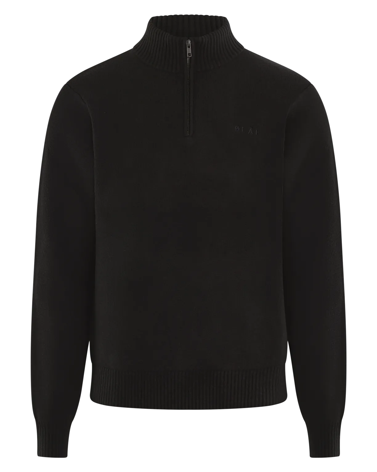 Heren Knitted Drift Mock Neck