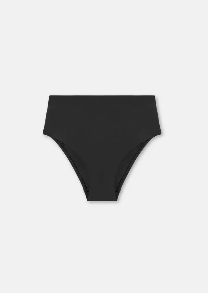 High Waist Brief Black