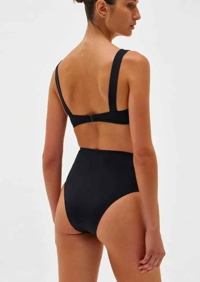 High Waist Brief Black