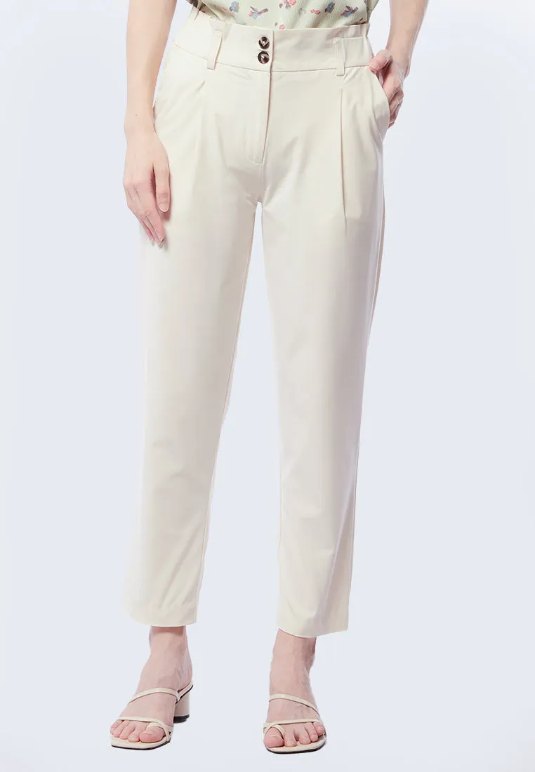 High Waist Paperbag Pants