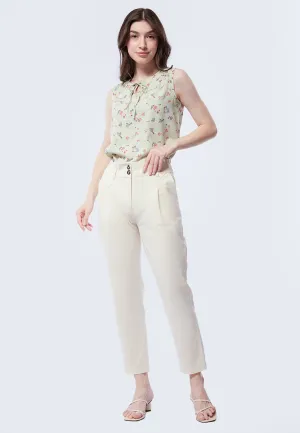 High Waist Paperbag Pants