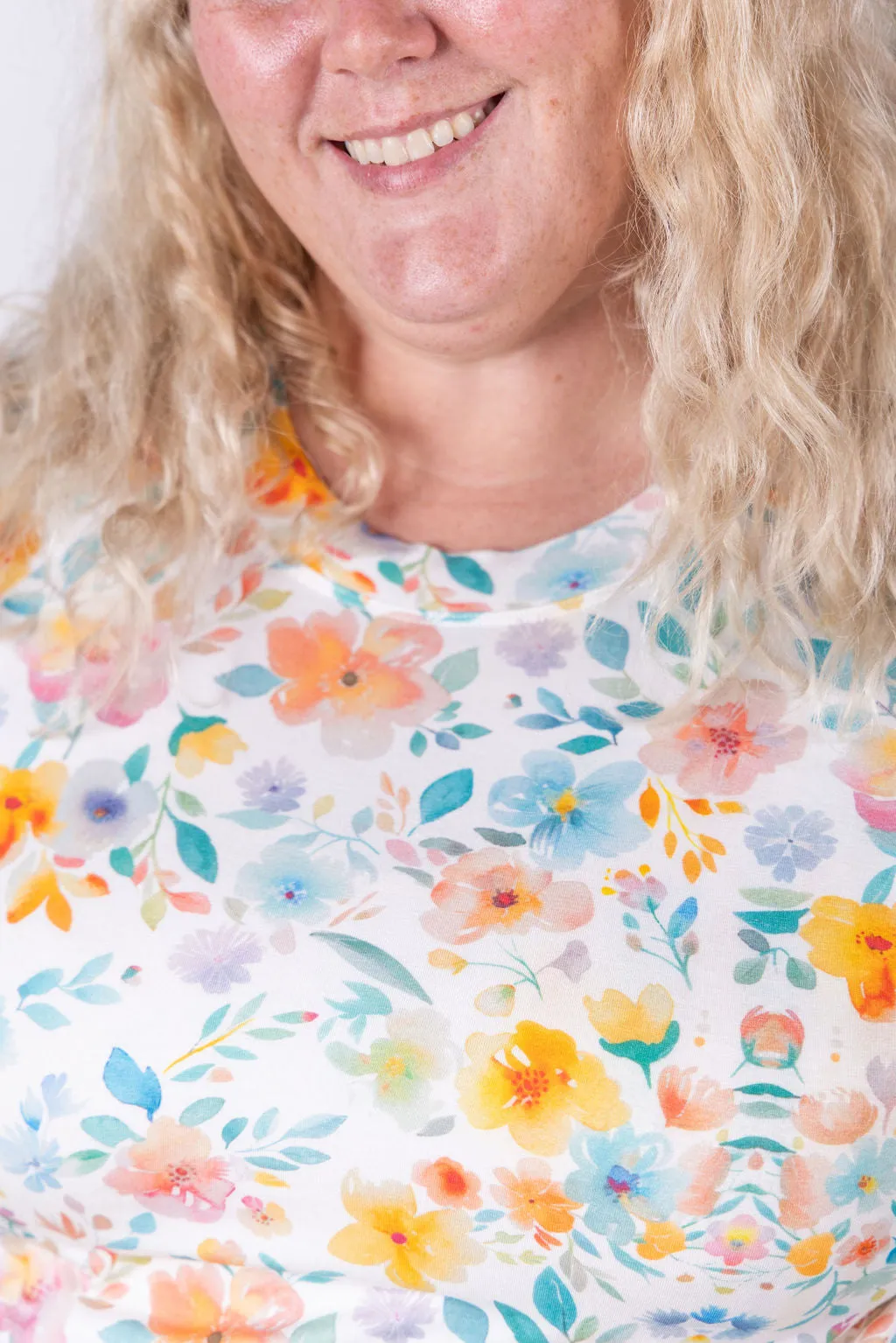 IN STOCK Blair Long Sleeve Top - Watercolor Floral