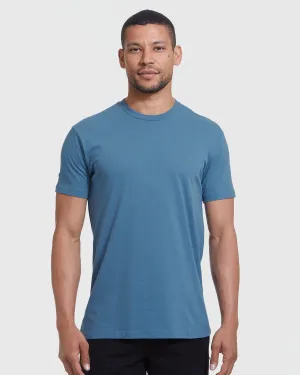 Indigo Short Sleeve Crew Neck Tee