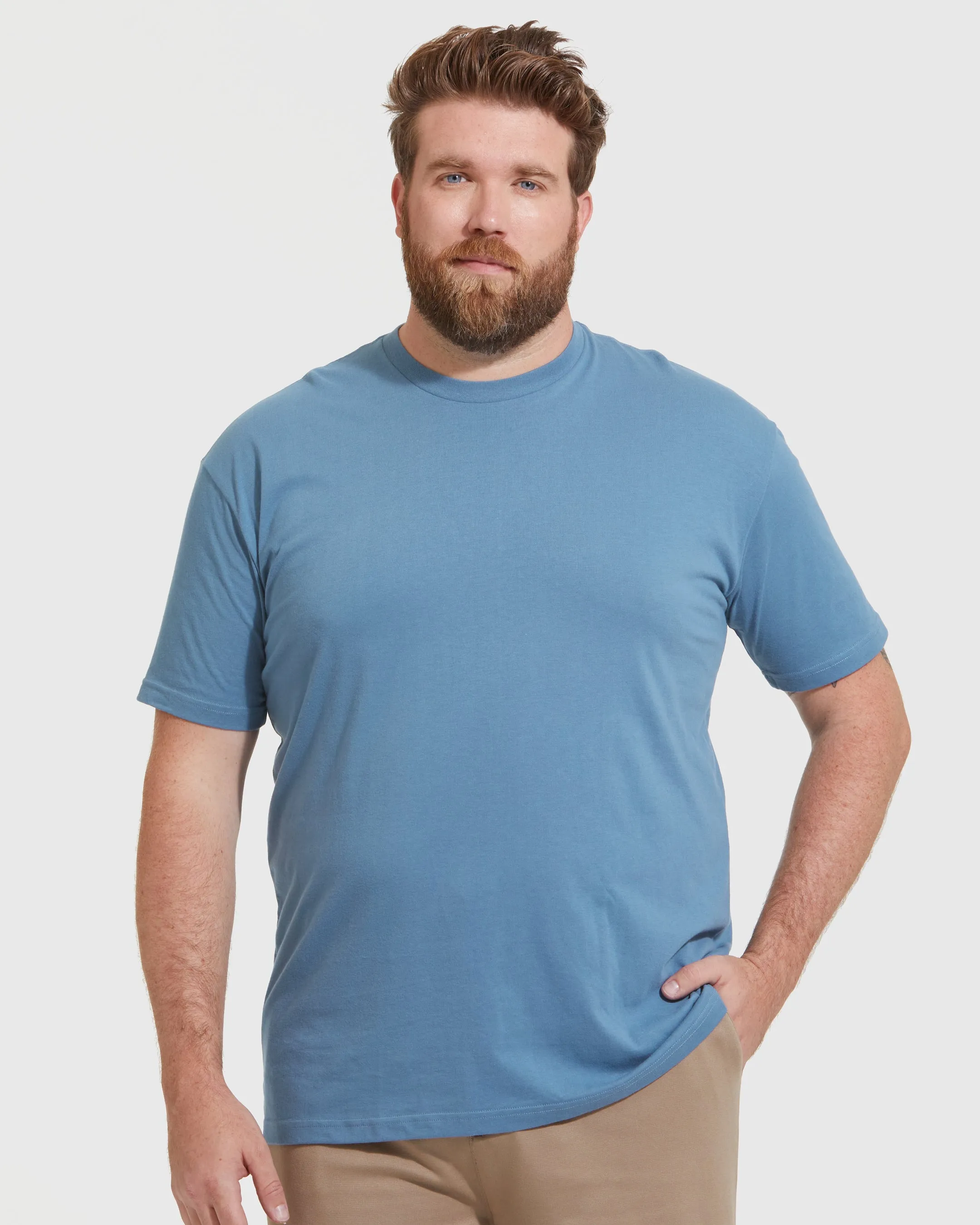 Indigo Short Sleeve Crew Neck Tee