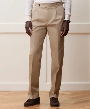 Italian Lightweight Cotton Side Tab Trouser