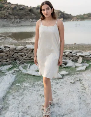 Ivory Cream Slip Dress