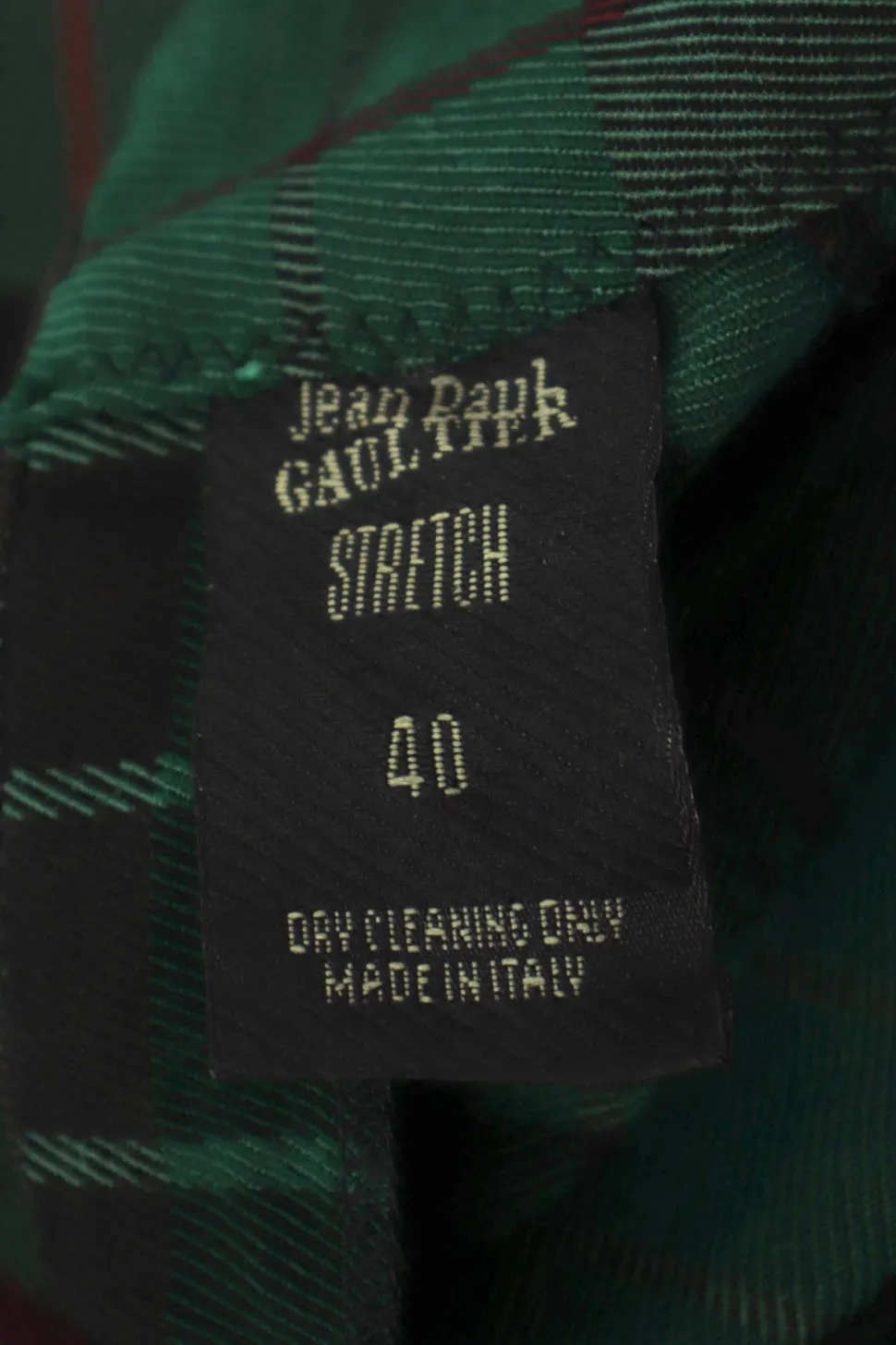 Jean Paul Gaultier Tartan Turtleneck