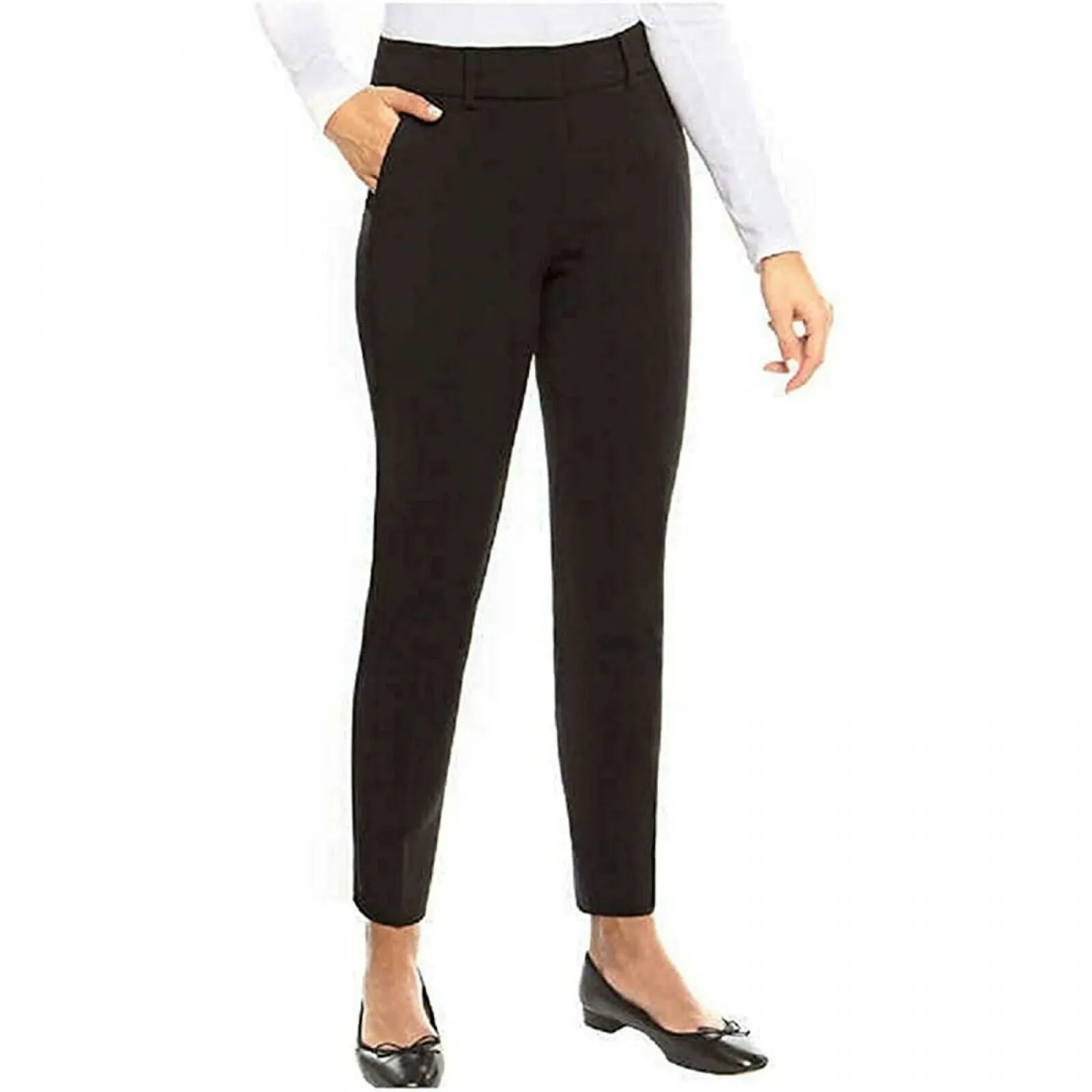 Kirkland Signature Women's Slim Crop Trouser Pants