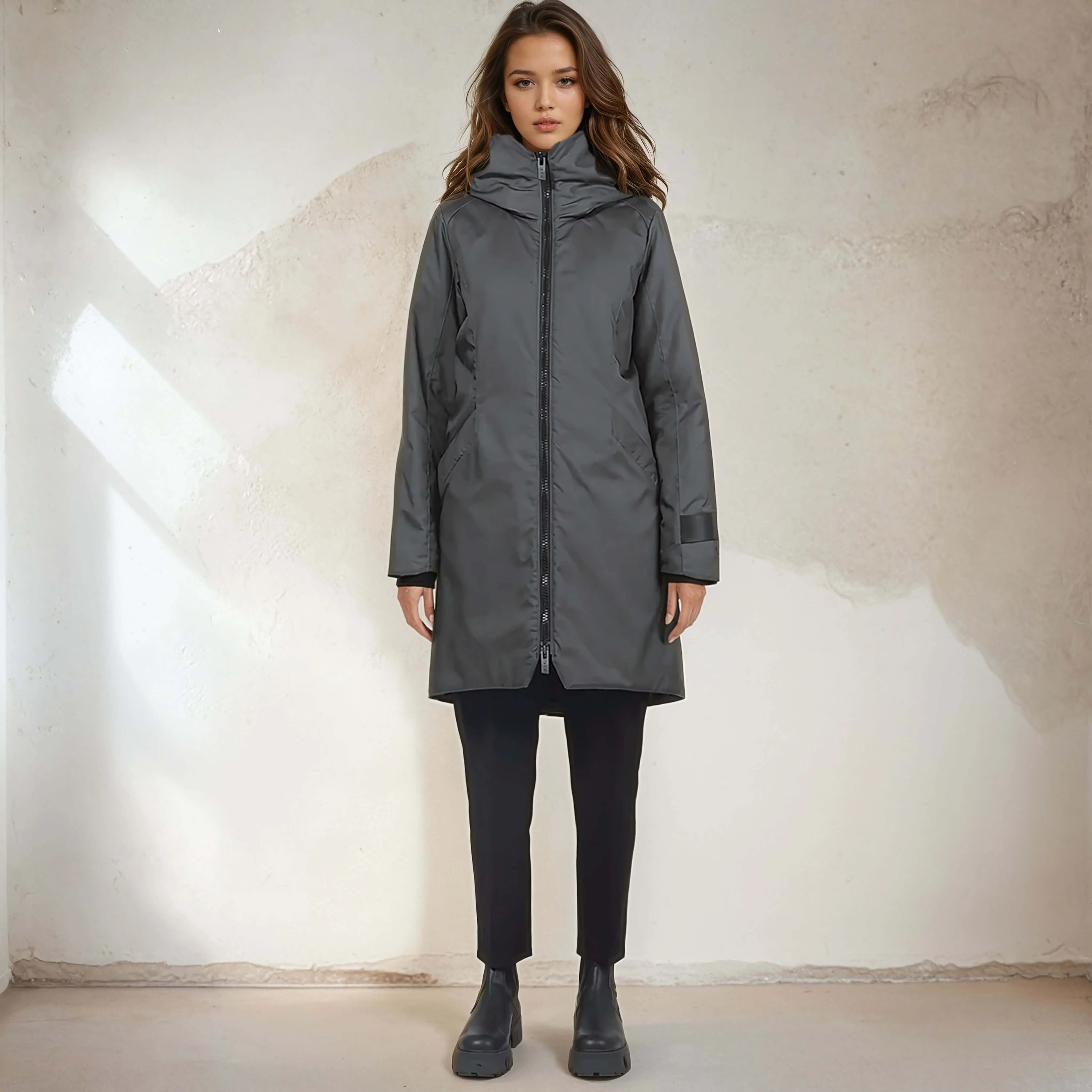KIRSI - 3/4 Length Winter Coat - ECONYL