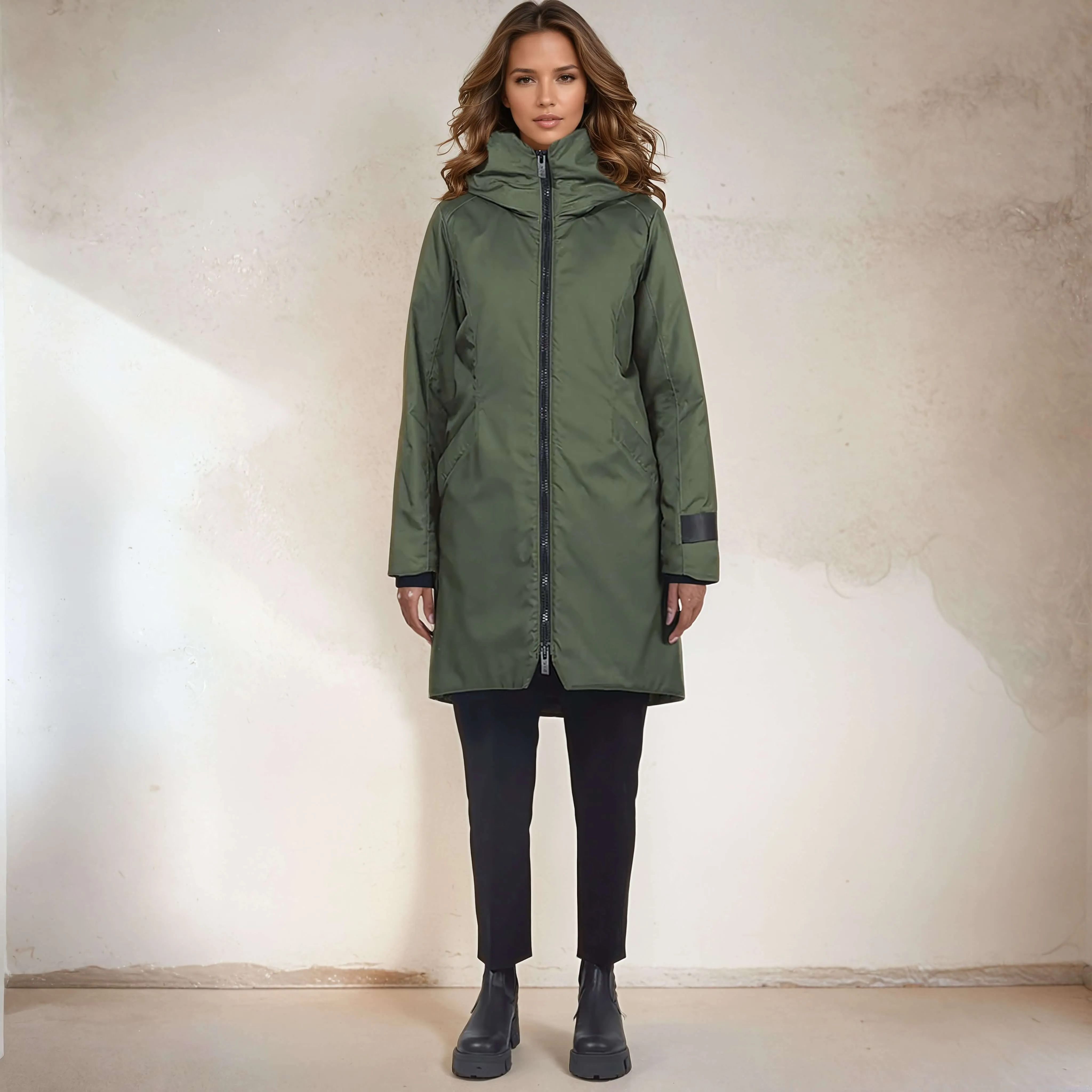 KIRSI - 3/4 Length Winter Coat - ECONYL
