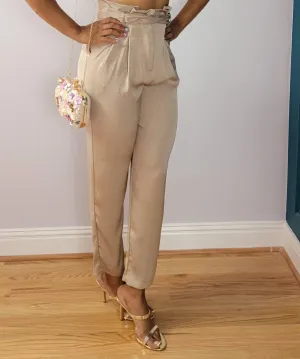Kiss 💋Me More Paperbag Waist Detail Pants