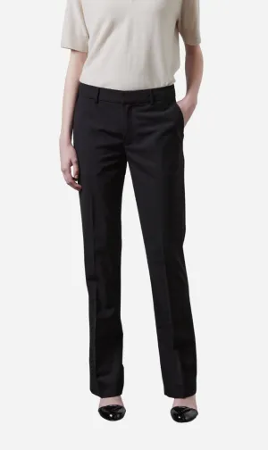 Laing | Bronson Mid Rise Split Hem Pant - Black
