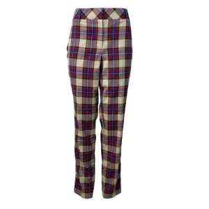 Lands End Womens Multicolor Plaid Pants Size 12 - New