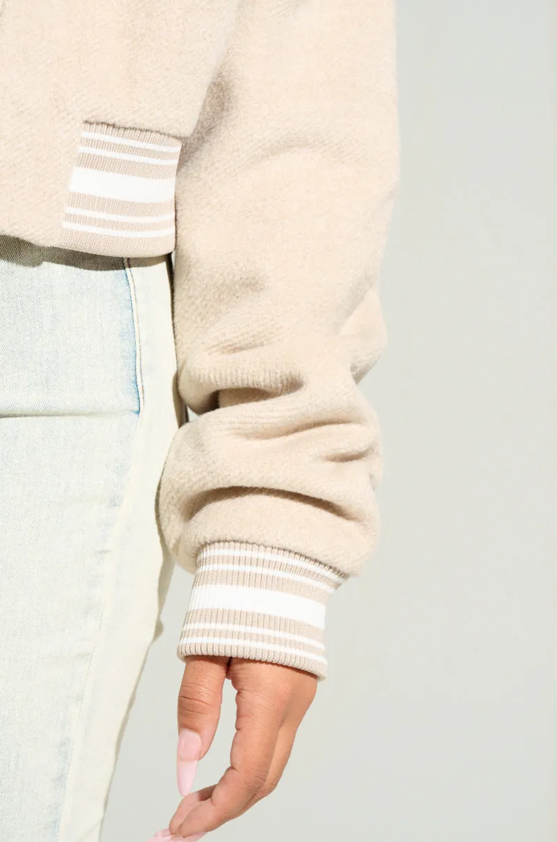 LIA WOVEN BOMBER