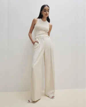 Logan Tailored Pant Bone