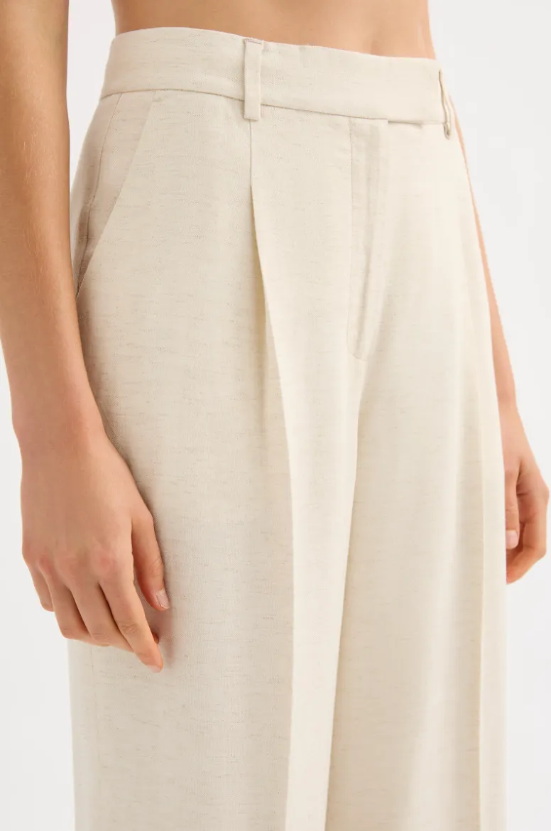 Logan Tailored Pant Bone
