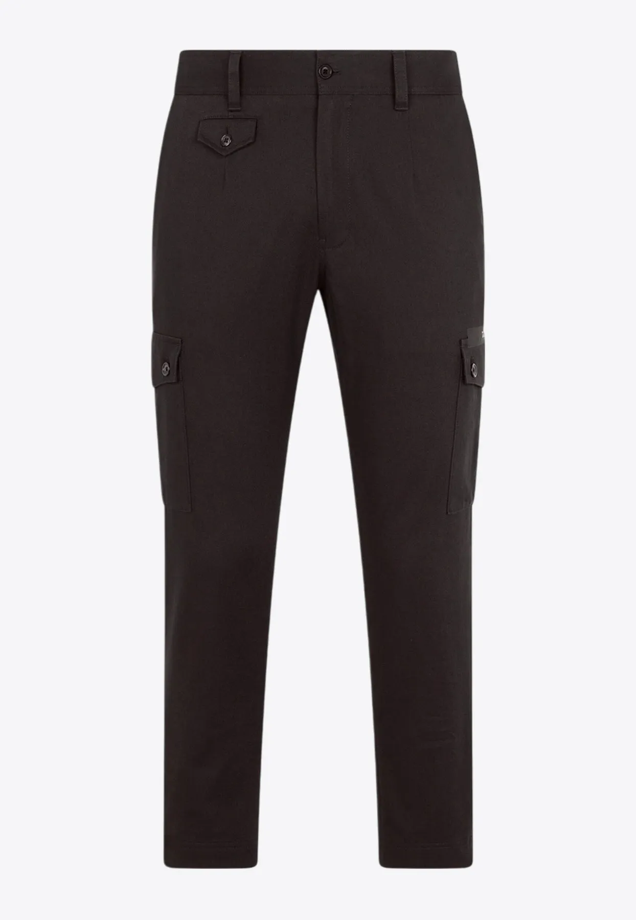 Logo Patch Tailored Cargo Pants