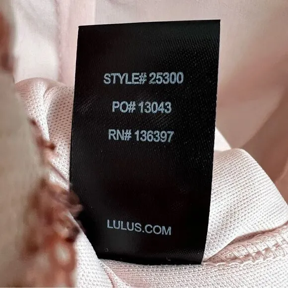 Lulu’s NWT Party Favor Rose Gold Sequin Bodycon Dress Champagne Cocktail Dress
