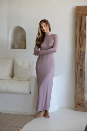 Luxe Slip Dress Berry