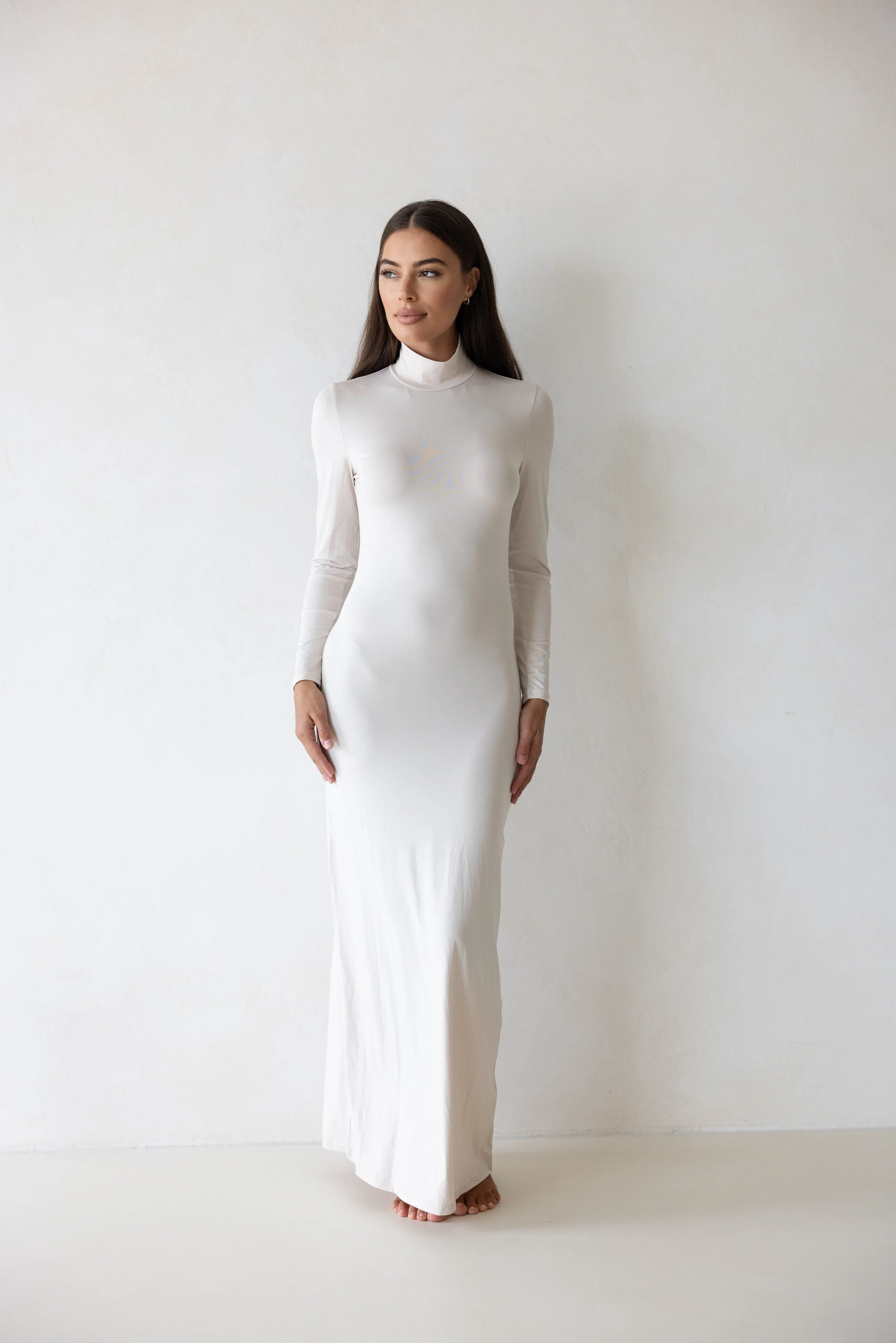Luxe Slip Dress Sand