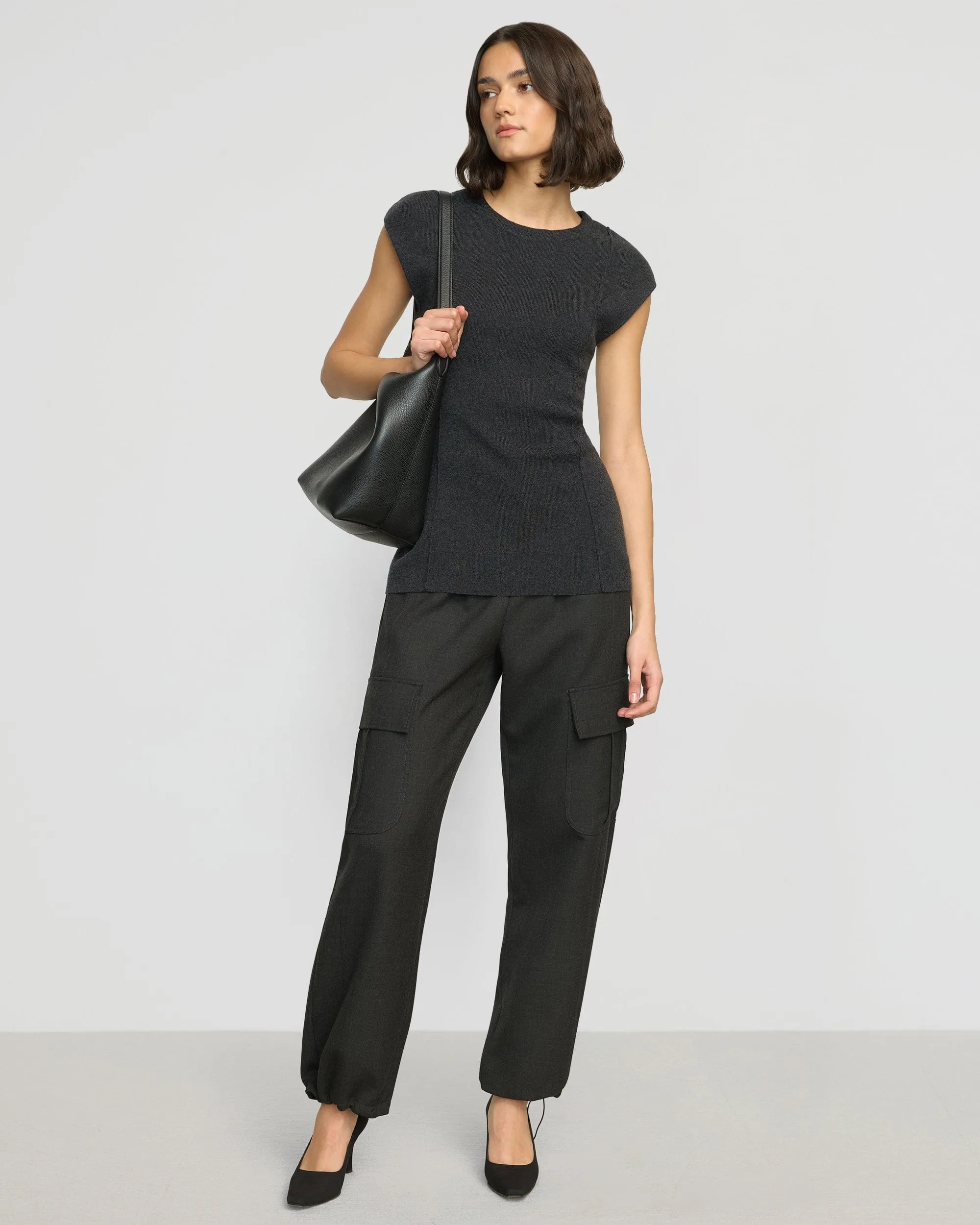 Lynda Tailored Utility Pant