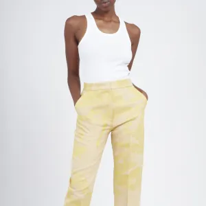 Matching Pleated Woven Tapered Pants -Kanem