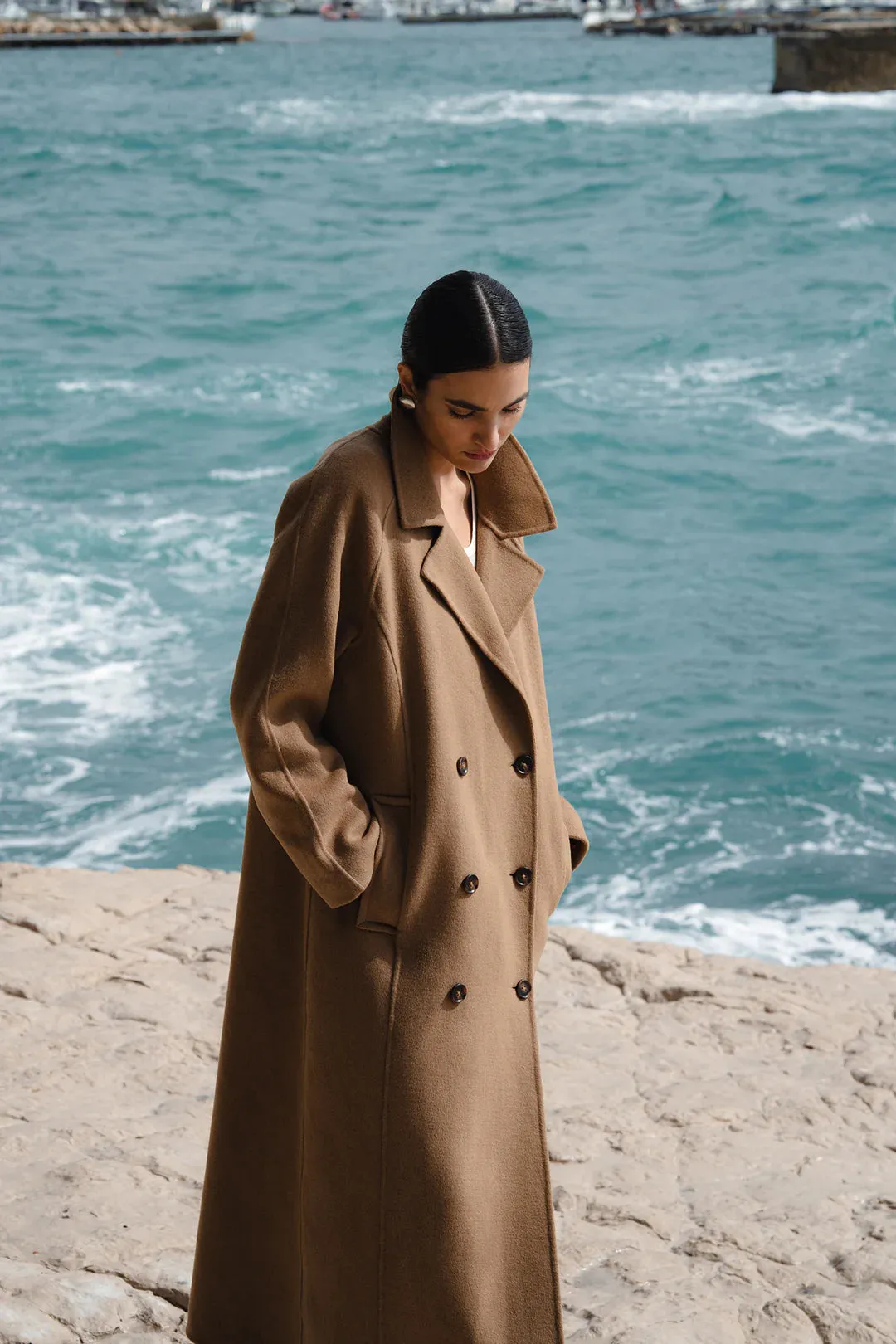 Matthews Wool Coat - Tan