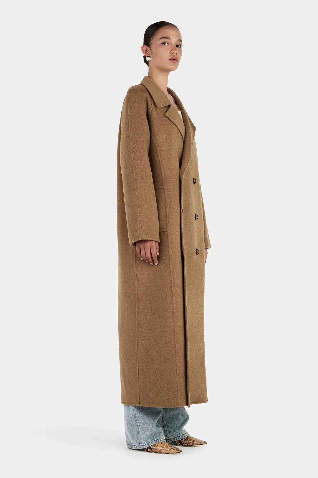 Matthews Wool Coat - Tan