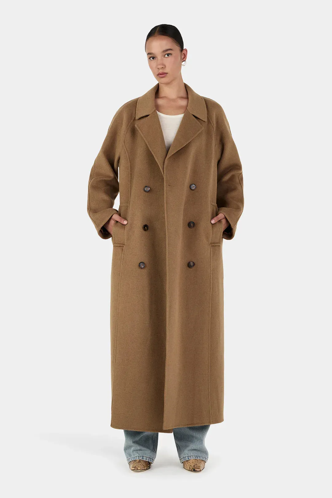 Matthews Wool Coat - Tan
