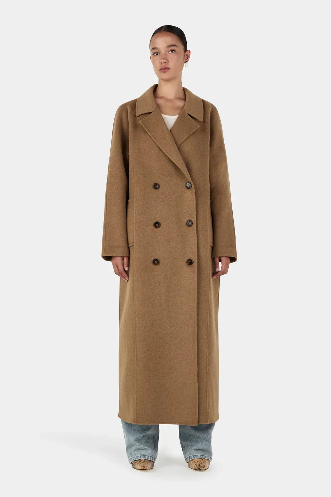 Matthews Wool Coat - Tan