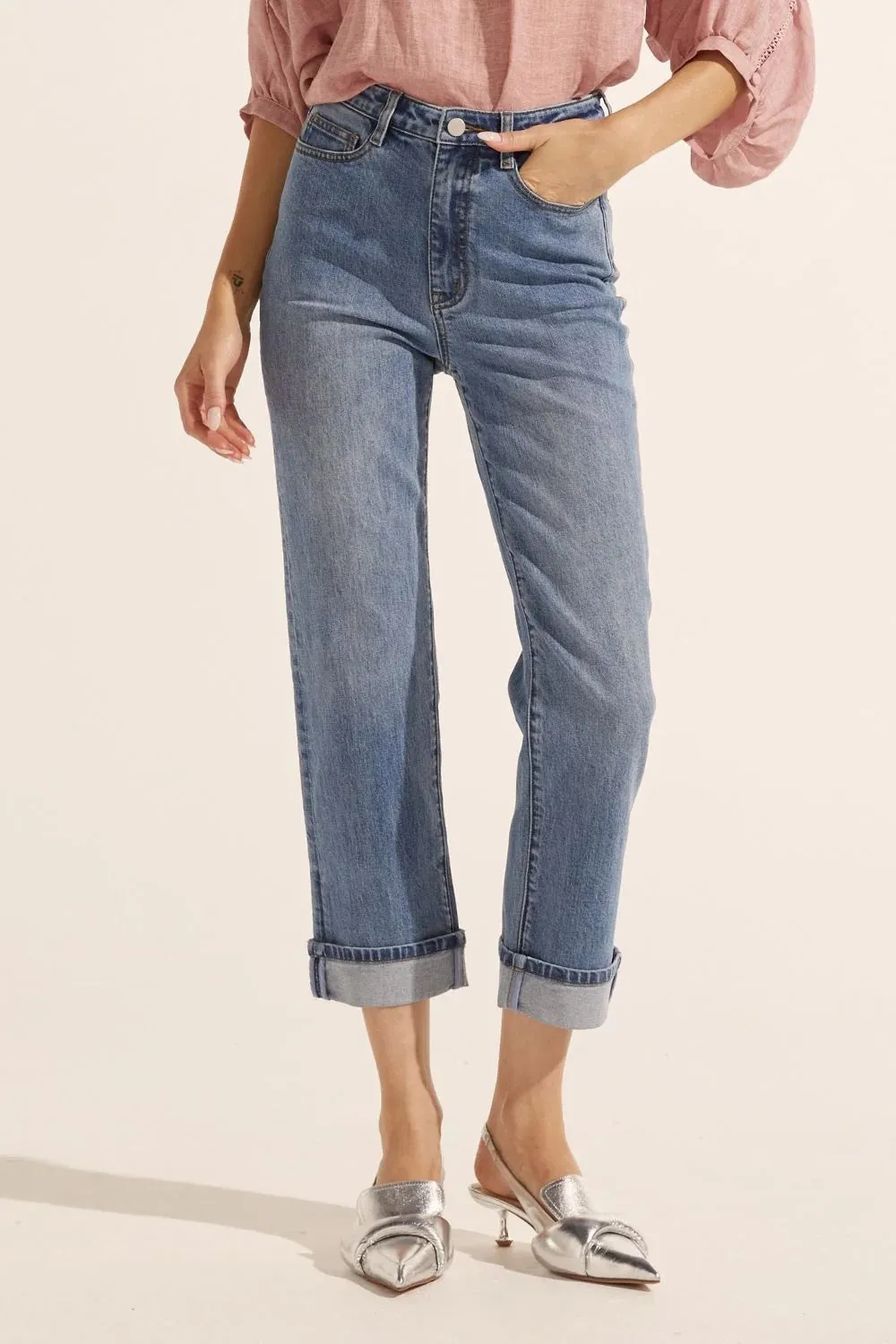 Maverick Jean MID WASH DENIM