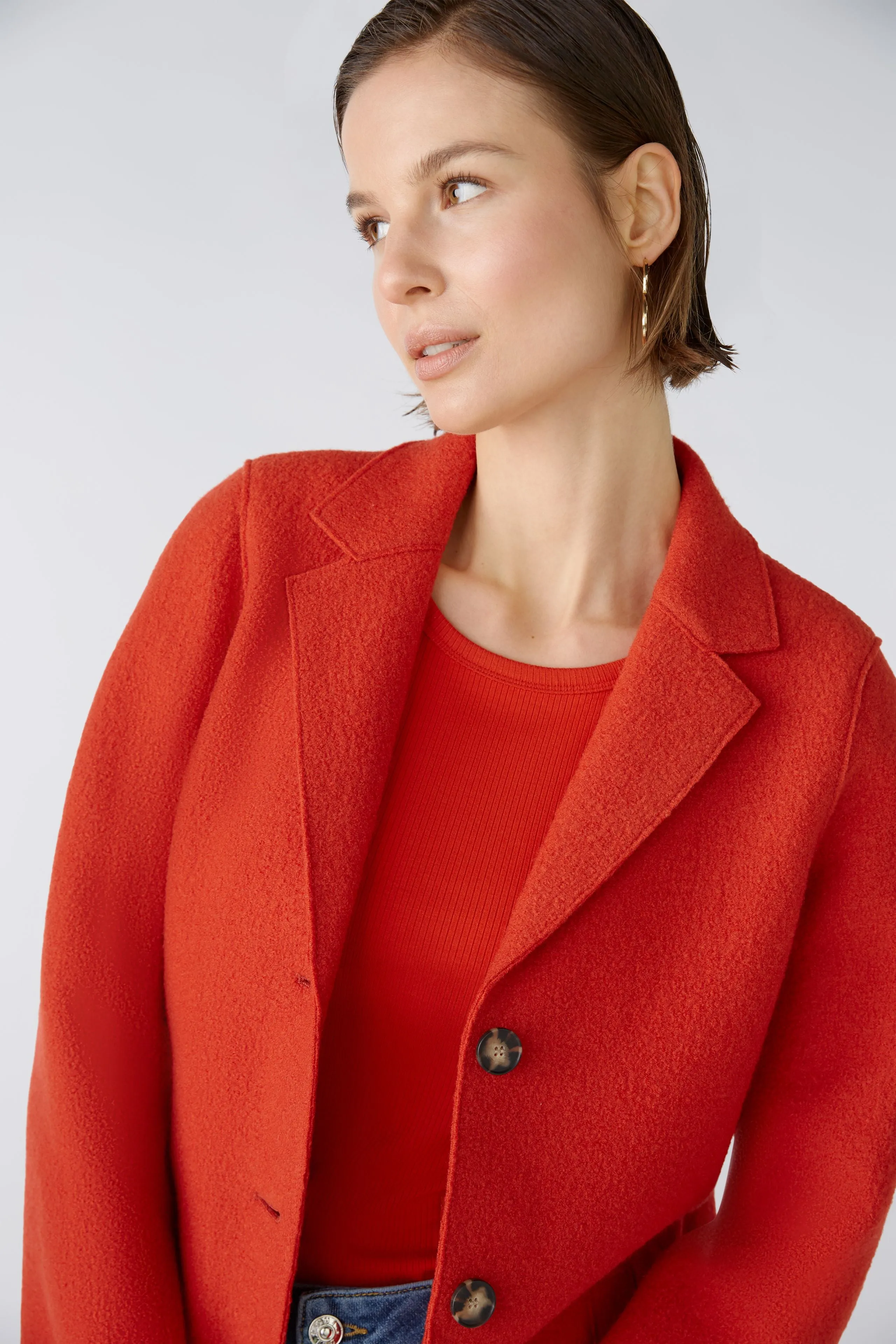 Mayson Coat in Aura Orange
