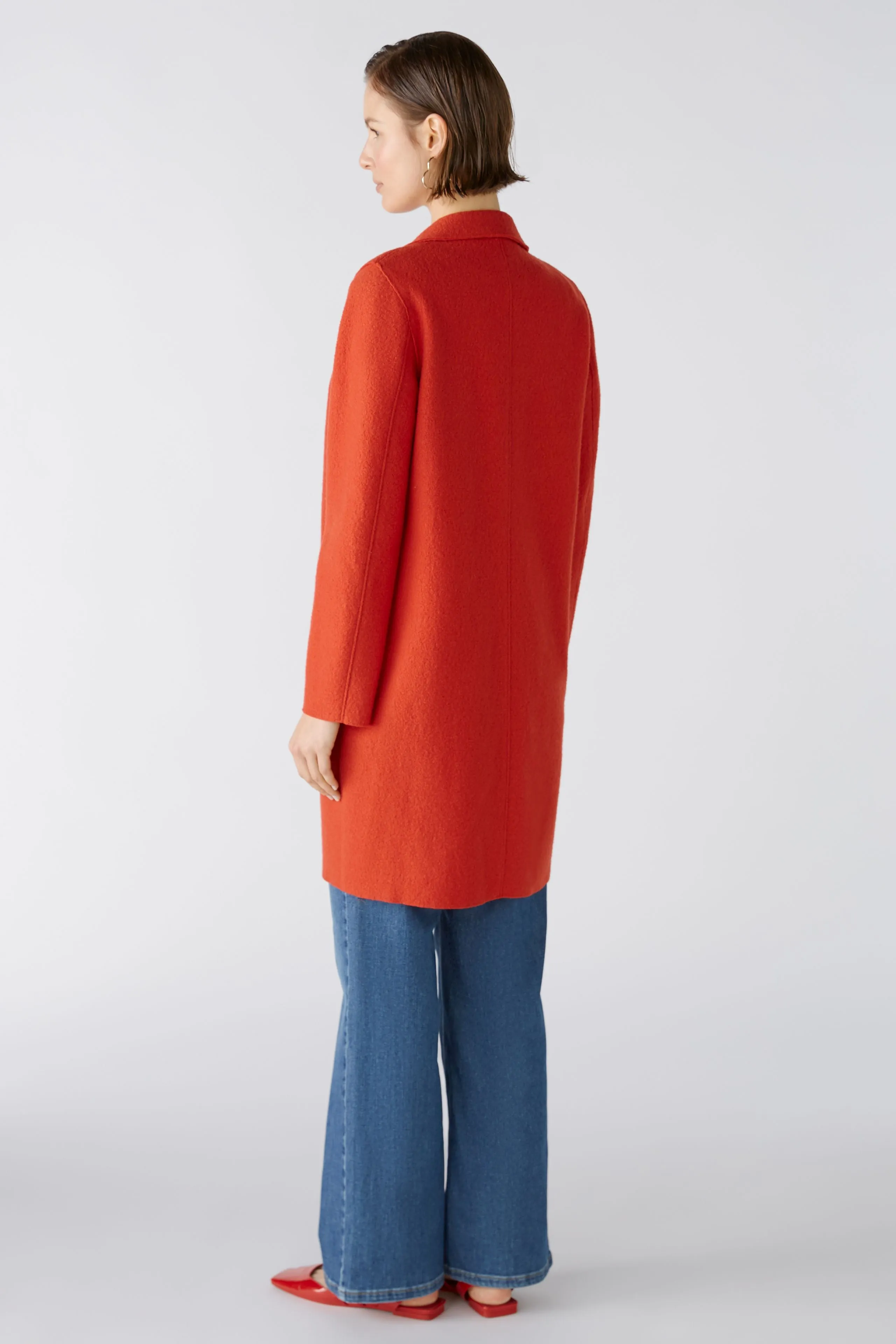 Mayson Coat in Aura Orange