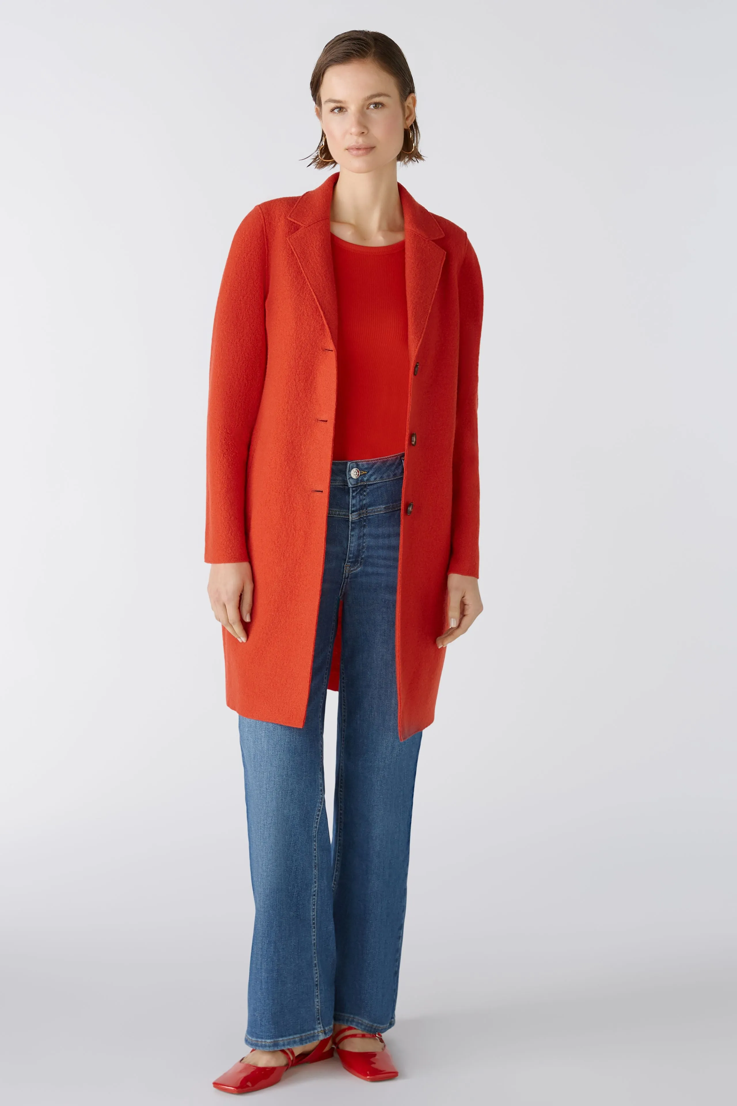 Mayson Coat in Aura Orange