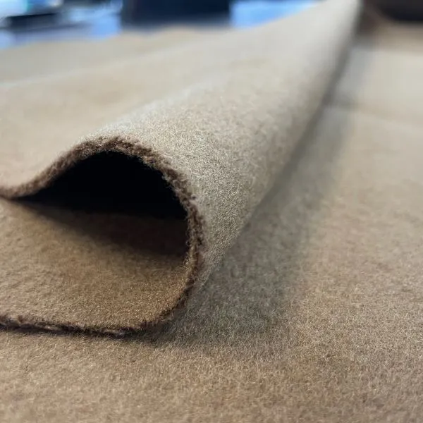 Melton Wool Coating - Ginger