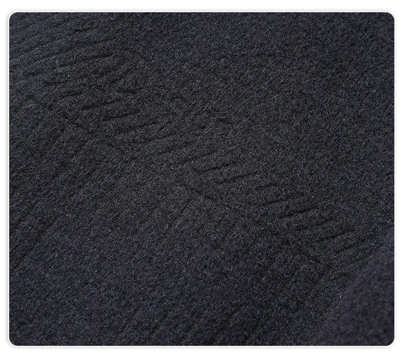 Men's 100% Pure Wool Double-Faced Jacket | Luxury Handcrafted Winter Collection