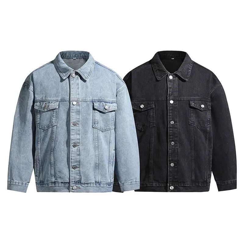 Men's Abrasion-resistant Trucker Jacket for Everyday Style