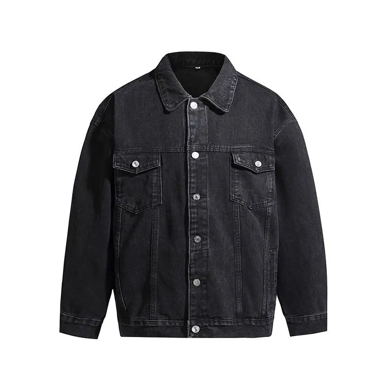Men's Abrasion-resistant Trucker Jacket for Everyday Style