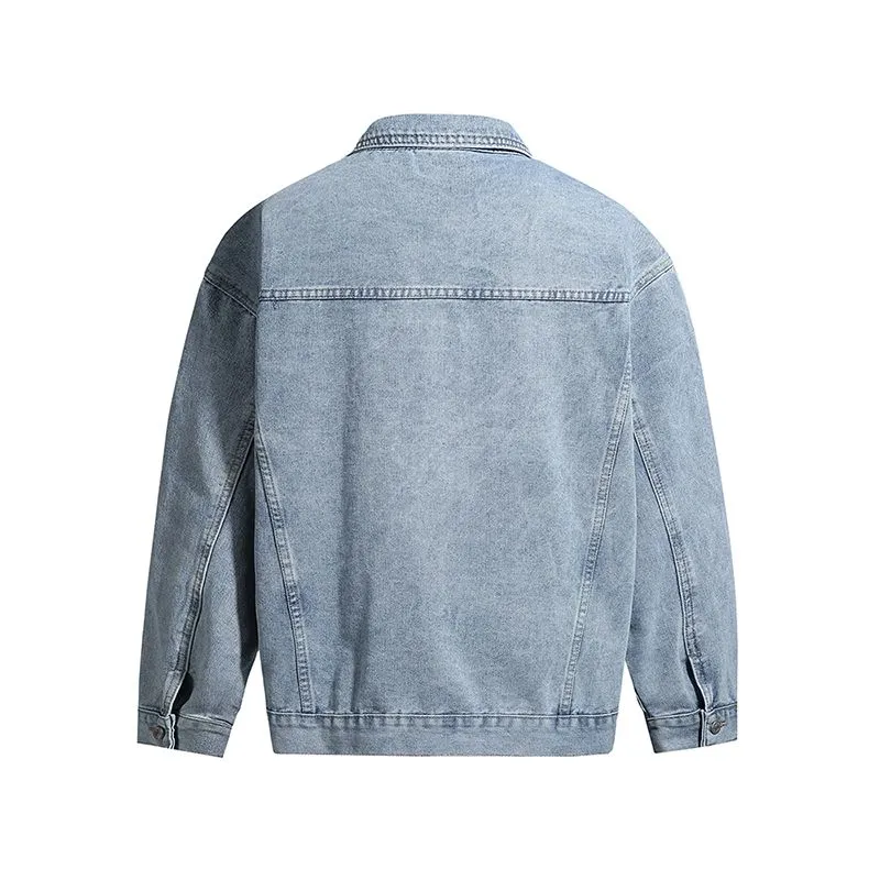 Men's Abrasion-resistant Trucker Jacket for Everyday Style