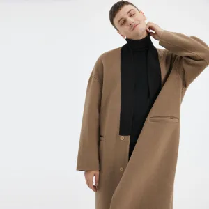 Men's Double-Faced Cashmere Coat
