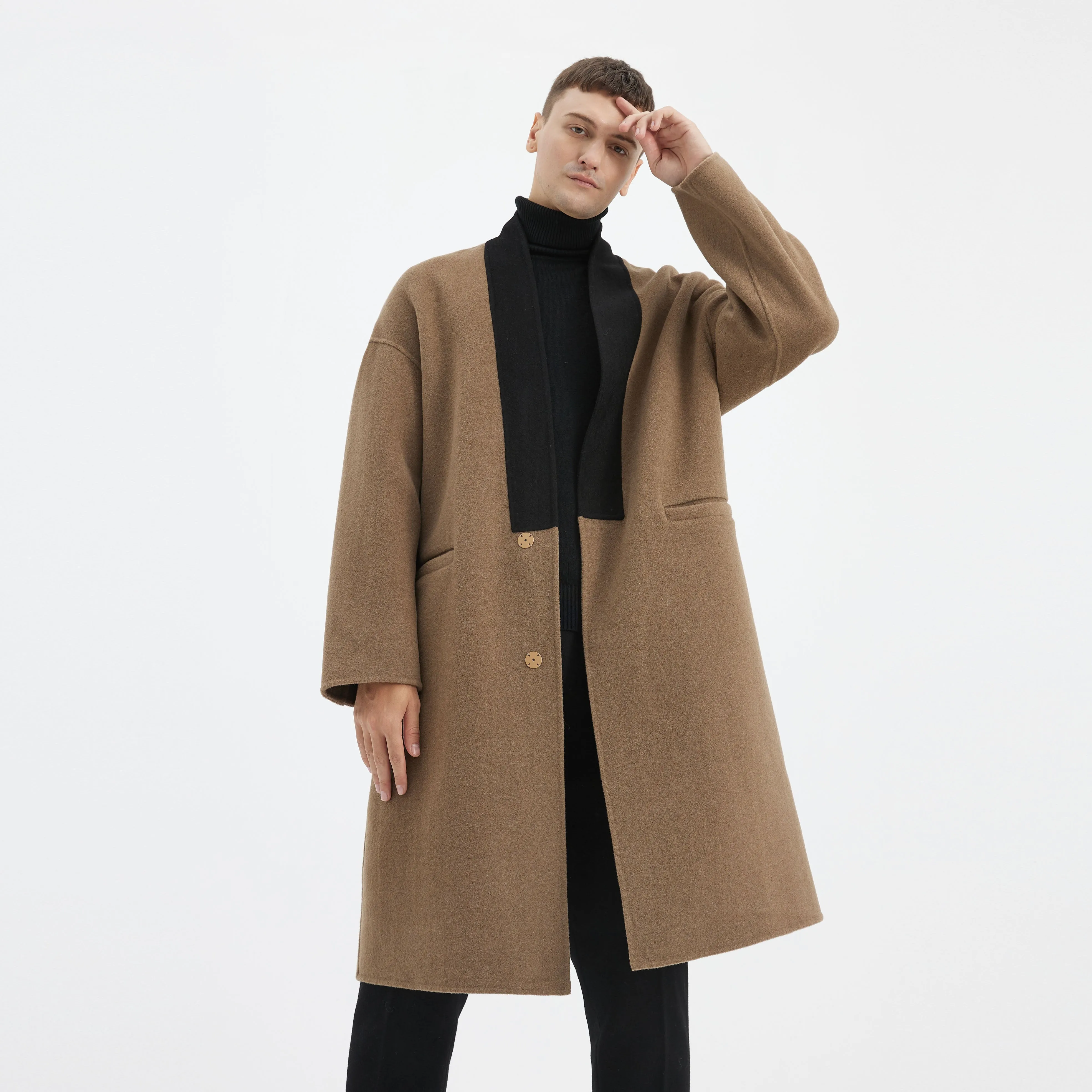 Men's Double-Faced Cashmere Coat